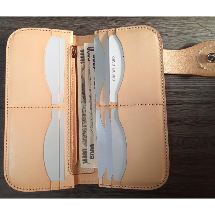 長財布 メンズ ハンドメイド 本革 高級牛革使用 サドルレザー 