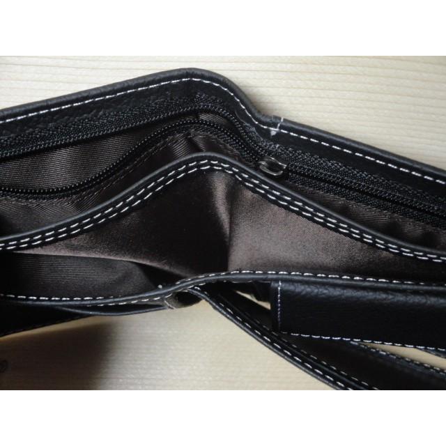 訳あり品　三つ折り　財布　メンズ　本革　高級　牛革　使用　送料無料　多機能 小銭入有　カード６枚対応　大型ファスナー付き　大容量収納　９ |  | 04