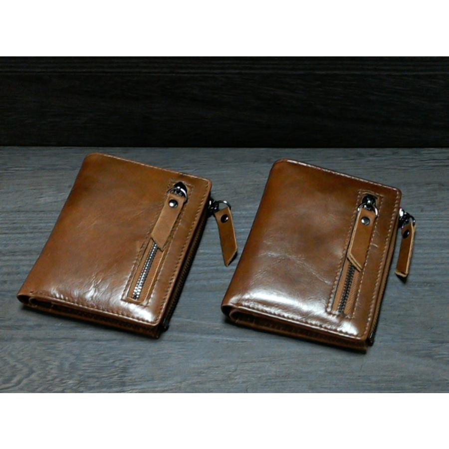 二つ折り 財布 メンズ 本革 高級 牛革 使用 大容量 ヴィンテージ加工 多機能 二つ折り財布 小銭入れ2ケ所 29 6699TidaLight 通販 Yahoo!ショッピング