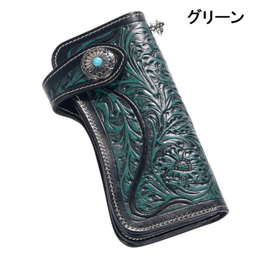 長財布 メンズ ハンドメイド 本革 高級牛革使用 サドルレザー