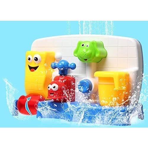 公式の ミニ浴室玩具セット 入浴おもちゃ お風呂用 水遊び ミニ水車 蛇口 噴水 象 知育玩具 初回限定 Studiostodulky Cz