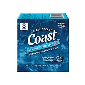 Coast（コースト） 石鹸 クラシックセント Coast bar soap 113g×3個入