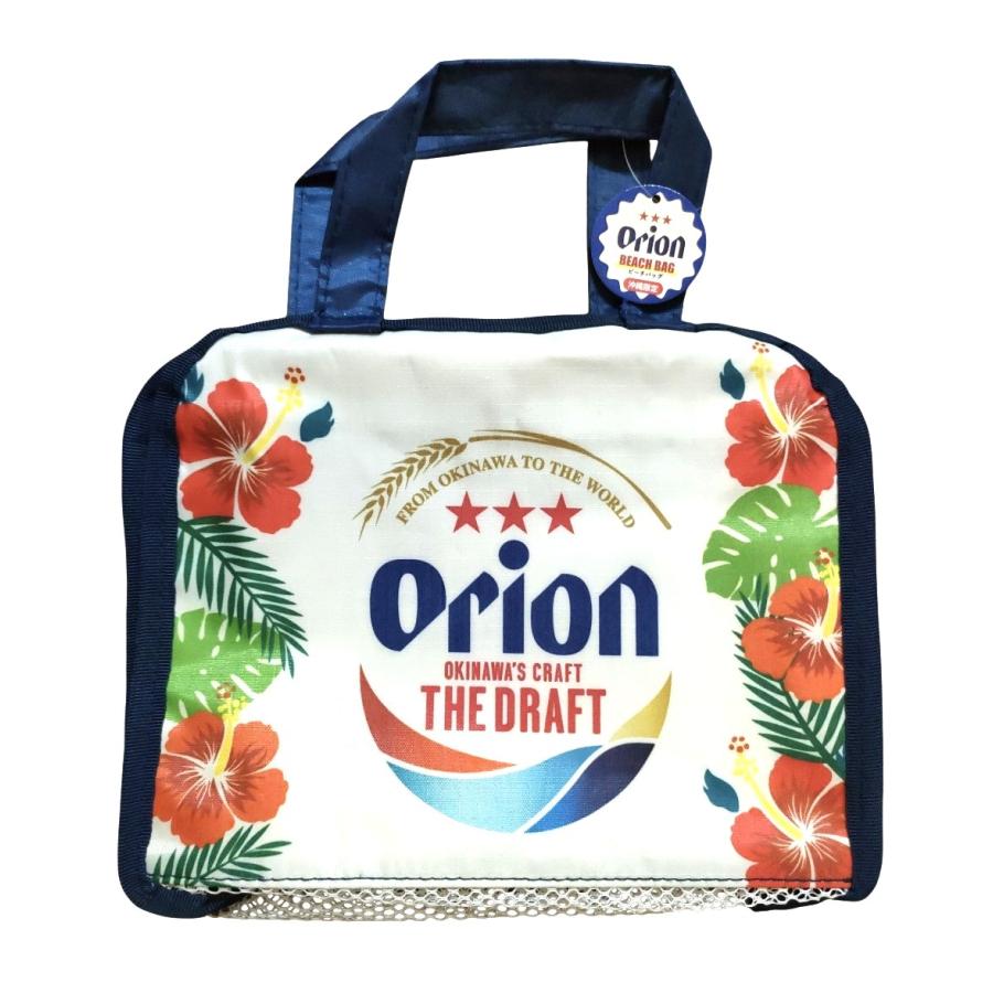 沖縄限定 オリオンビール ビーチバッグ 側面メッシュ Orion 沖縄土産