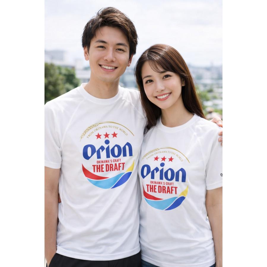 オリオンビール Tシャツ 沖縄限定 Orion THE DRAFTシャツ 綿 白 沖縄