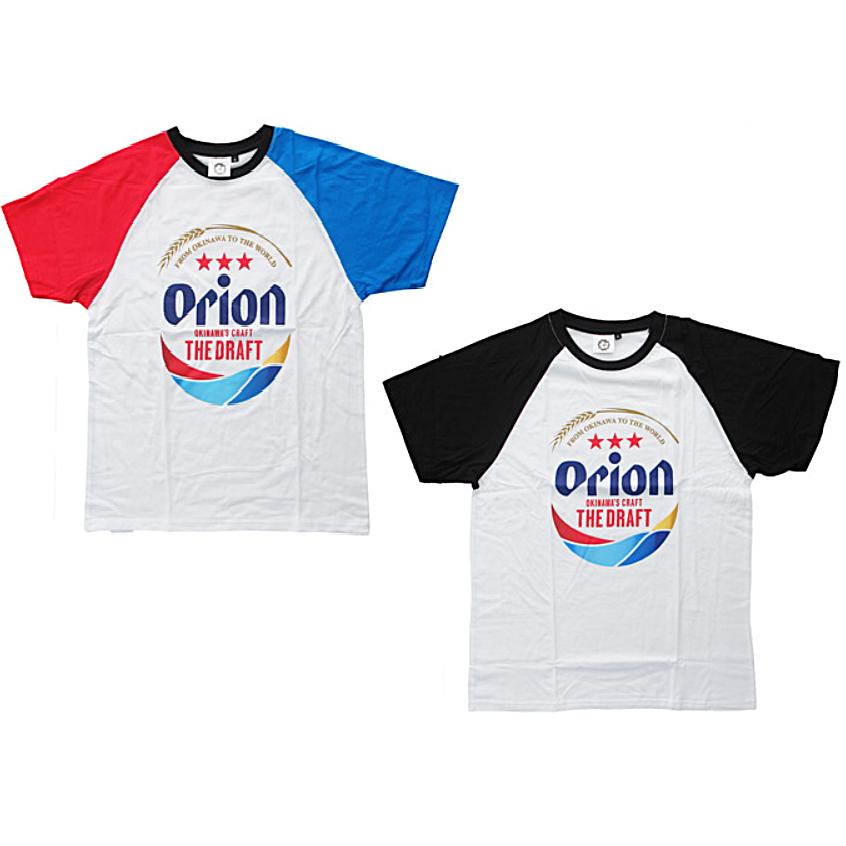送料無料 オリオンビール Tシャツ 沖縄限定 Orion THE DRAFT ツートン