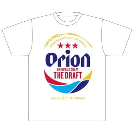 沖縄限定 オリオンビール Tシャツ ドラフト缶 白 ホワイト or 黒