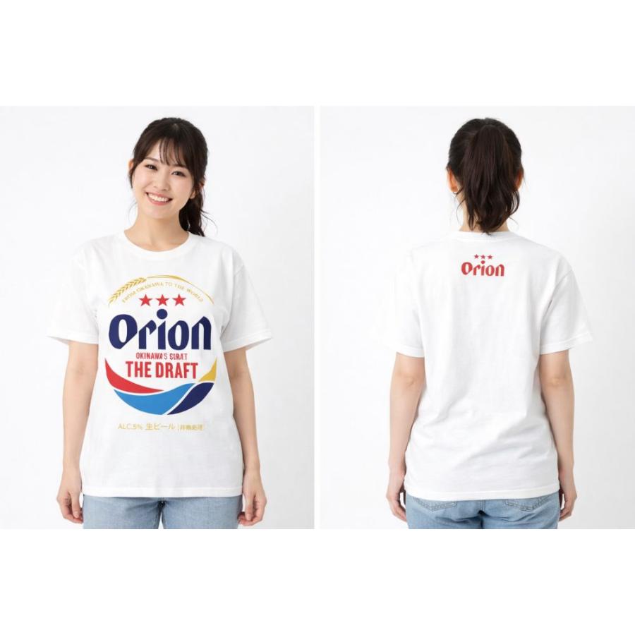 沖縄限定 オリオンビール Tシャツ ドラフト缶 白 ホワイト or 黒