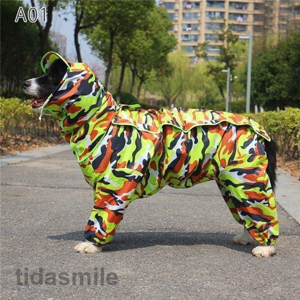 犬用 防水服犬服 レインコート 犬服 レトリバー犬 ゴールデン犬 雨具 犬用 防水服 防雨犬の服 小型犬/中型犬 犬レインコート 犬の服 ドッグウェア｜tidasmile｜04