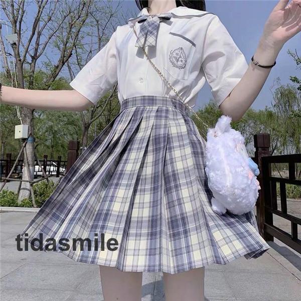 ミニスカート 制服スカート チェック柄 スカート 学生服 JK チェックプリーツスカート セーラー服 制服 JK制服 プリーツスカート 通学 学生制服｜tidasmile｜19