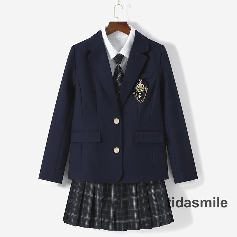 制服 ブレザー 女子 スクールブレザー レギュラータイプ 高校 学生 中学 通学 ジャケット アウター 紺 ブレザー 学生服 2ボタン｜tidasmile｜12