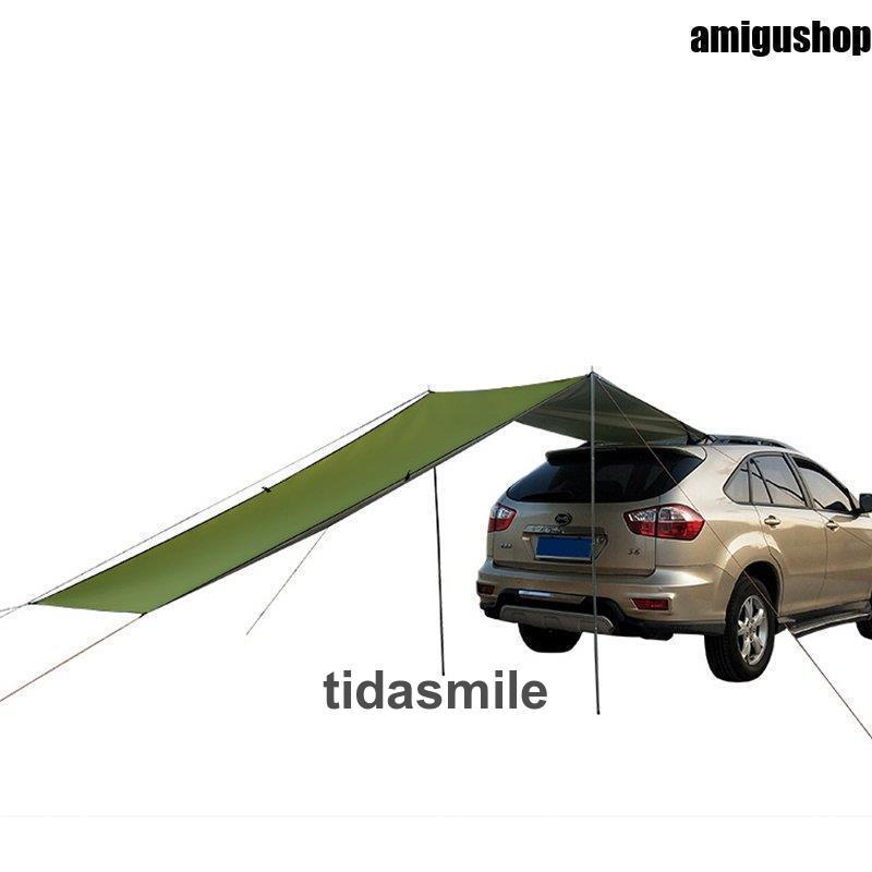 カーサイドタープ 車 タープ サイド テント キャンプ シェルター 300 x 200ｃｍ 車用 ルーフテント 車中泊 アウトドア 日よけカーテント 設営簡単 SUVテント｜tidasmile｜08