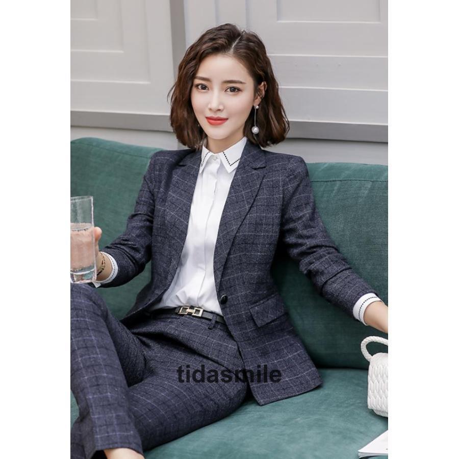 レディーススーツ上下スーツ スカート パンツ 3点セット 4点セット OL  