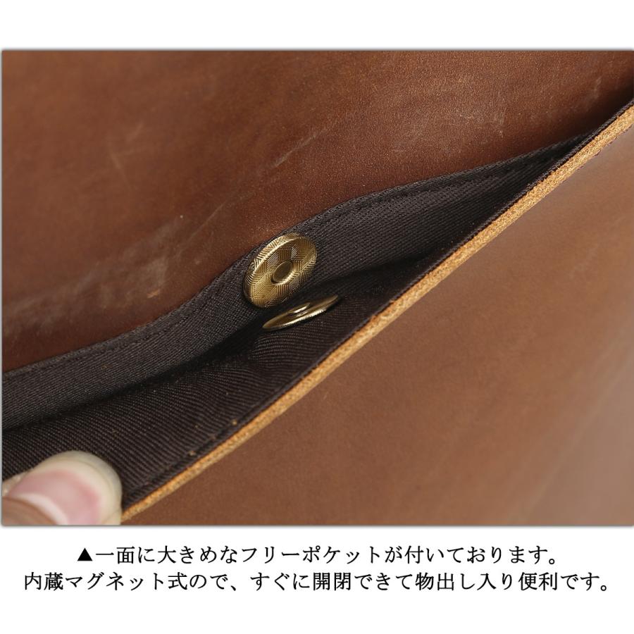 TIDING メッセンジャーバッグ 本革 ショルダーバッグ メンズ 斜め掛け  