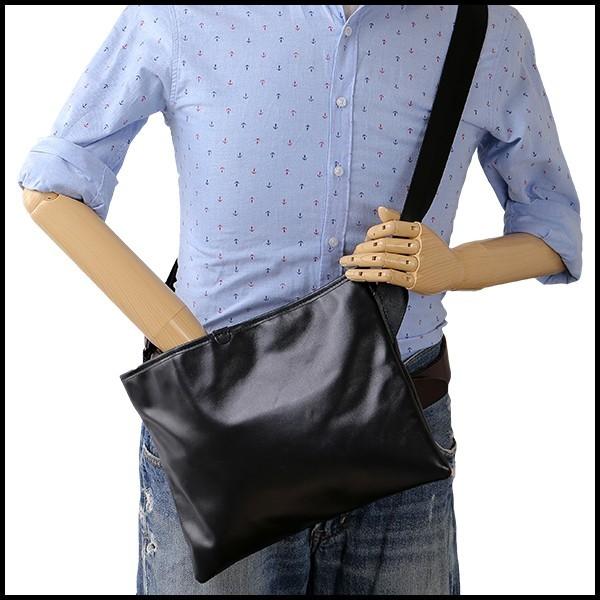 TIDING サコッシュバッグ 本革 ナッパレザー メンズ TIDING サコッシュバッグ 本革 ナッパレザー メンズ