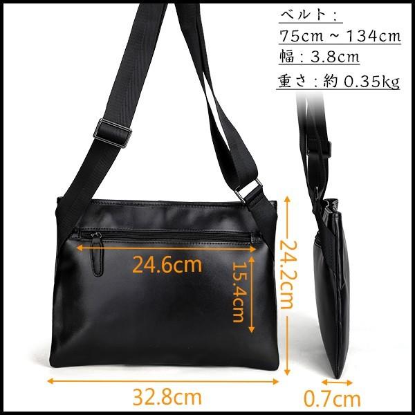 TIDING サコッシュバッグ 本革 ナッパレザー メンズ TIDING サコッシュバッグ 本革 ナッパレザー メンズ