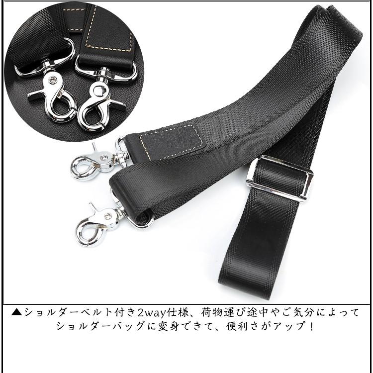 TIDING ビジネスバッグ 本革 メンズ ブリーフケース 両面も正面 14PC