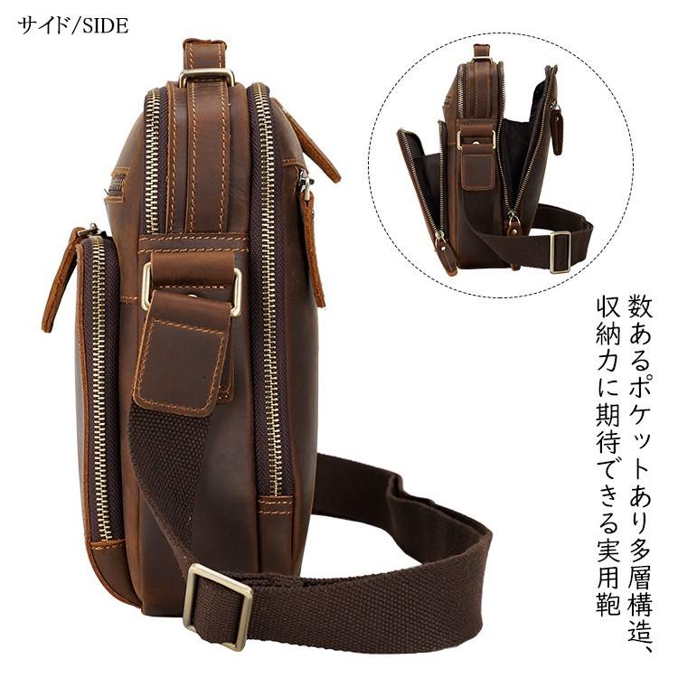 ラウンドZIP 本革 メッセンジャーバッグ メンズ ショルダー ラウンドZIP 本革 メッセンジャーバッグ メンズ ショルダー