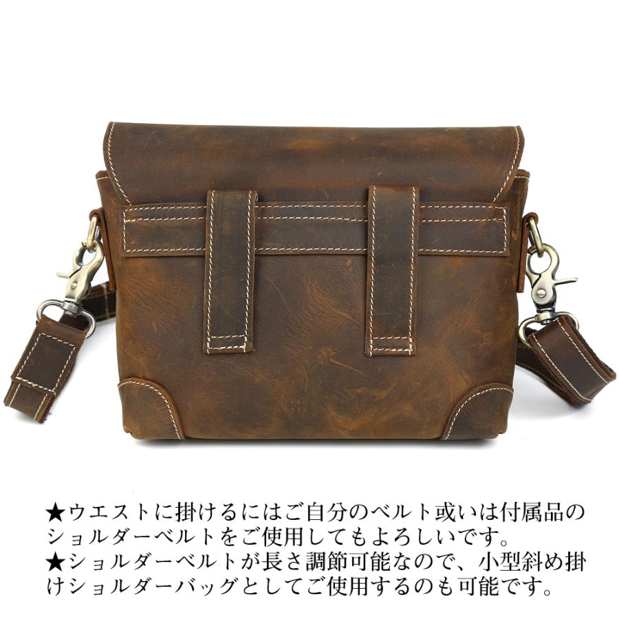 HENRY エンリー ショルダー ハンドバッグ レザー バッファロー 2way
