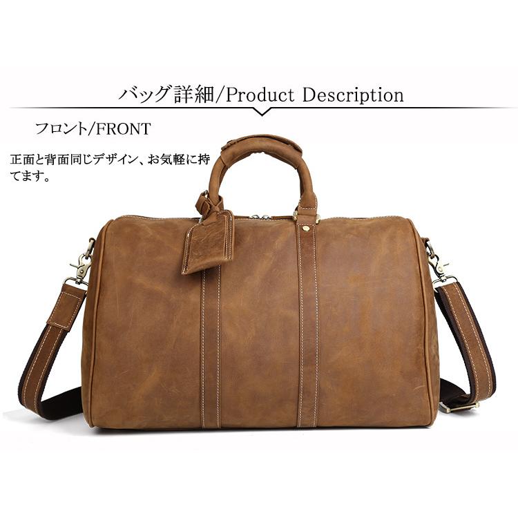気質アップ 大容量 厚手牛革 メンズ 本革 ボストンバッグ トラベルバッグ 旅行かばん 2way Tiding 潮牛 Babylonrooftop Com Au