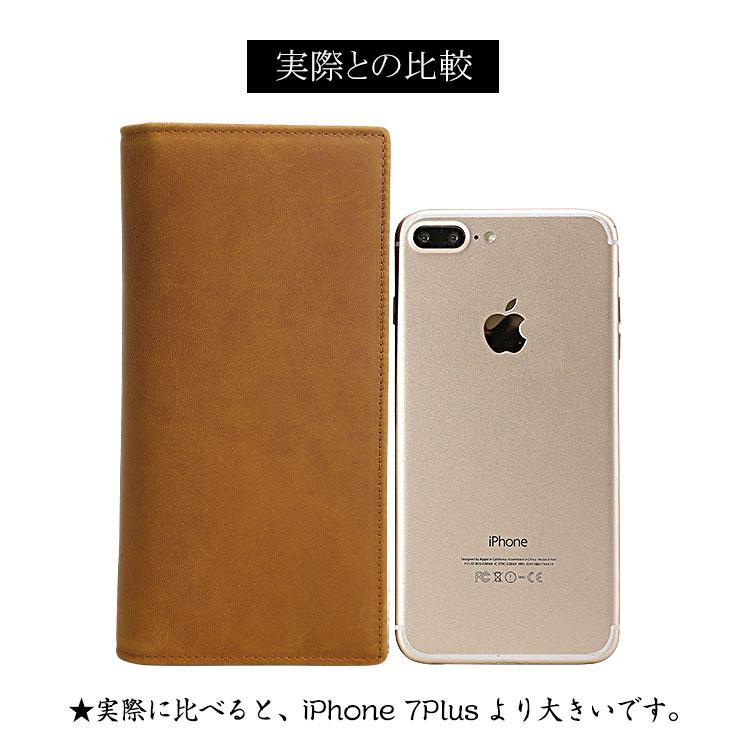 TIDING 札入れマチあり 本革 メンズ 長財布 小銭入れあり スキミング防止 ロングウォレット 二つ折り 牛革 経年変化 ブラウン プレゼント | ブランド登録なし | 09