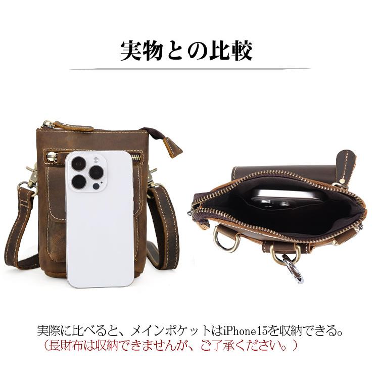TIDING 本革 ウエストバッグ メンズ ベルトポーチ ビンテージ TIDING 本革 ウエストバッグ メンズ ベルトポーチ ビンテージ