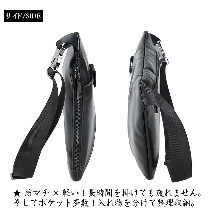 TIDING ボディバッグ 本革 メンズ ワンショルダーバッグ 薄型 TIDING ボディバッグ 本革 メンズ ワンショルダーバッグ 薄型