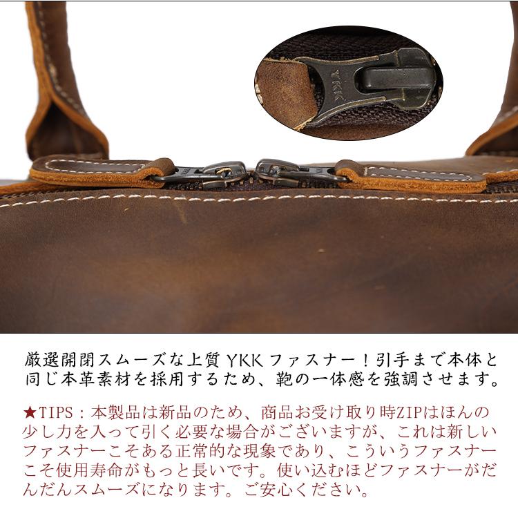 10%OFF】TIDING 大容量 本革 ボストンバッグ メンズ 旅行バッグ 靴収納