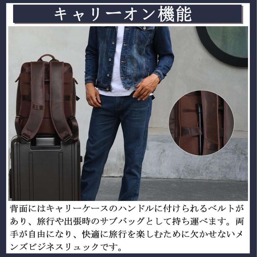 牛本革 リュックサック茶 TIDING 大容量 楽天市場】【時間限定5％OFF