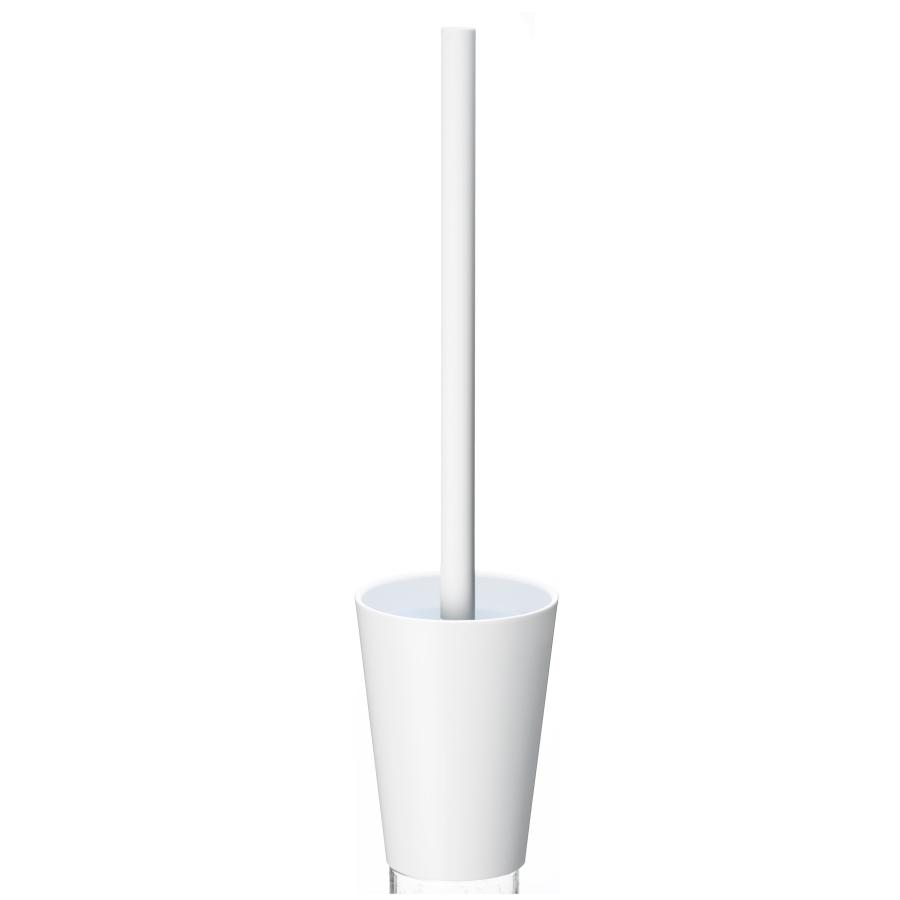 tidy公式店 トイレブラシセット おしゃれ トイレ掃除用品 ゴム製 トイレブラシ細い 水捌けが良い 清潔 ふち裏 便器 裏側 ポット一体型 トイレブラシスタンド | tidy | 03