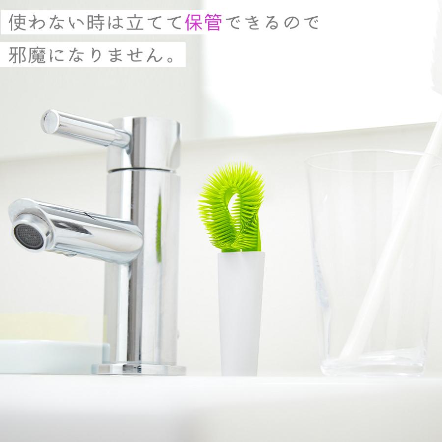 便利グッズ キッチン 柄付きブラシ キッチンツール キッチン用品 おしゃれ たわし 隙間ブラシ 掃除 台所用品 シンク洗いタワシ 生活 弁当箱 洗いやすい | tidy | 09