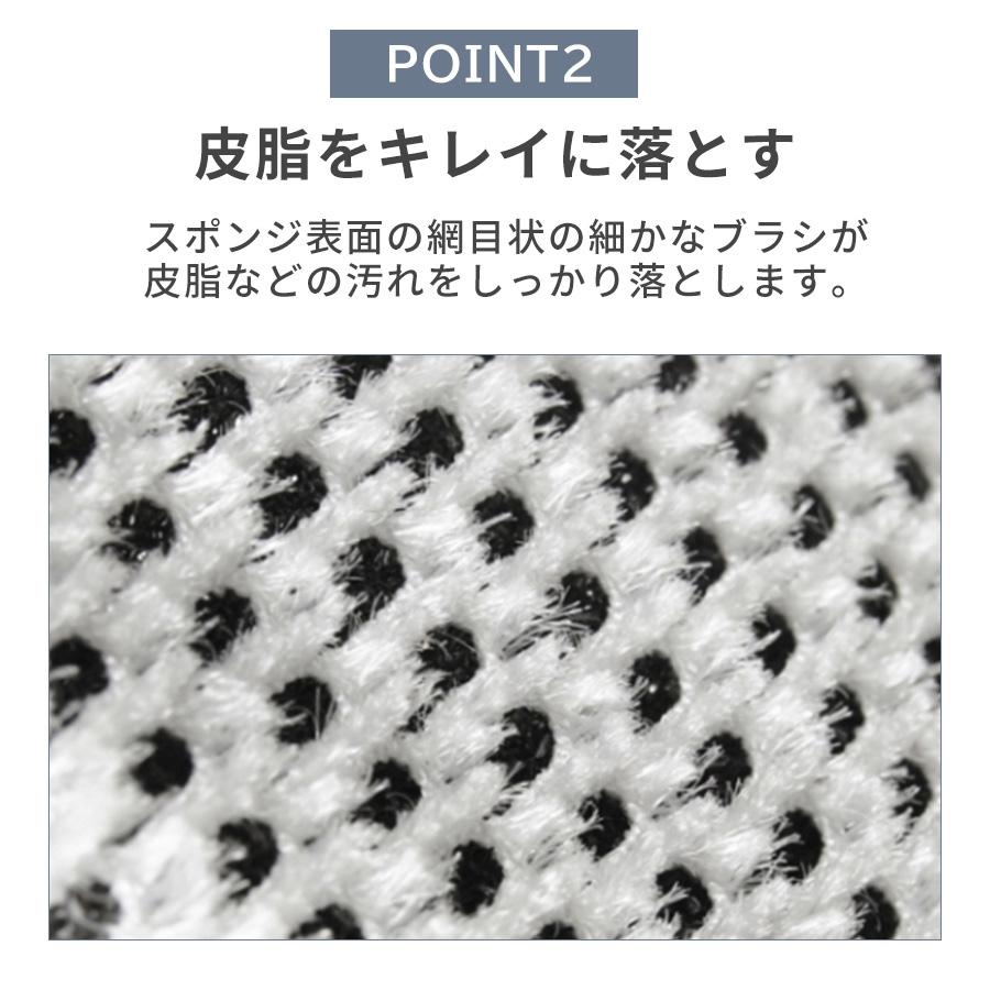 tidy バススポンジ 柄付き お風呂スポンジ 風呂洗いスポンジ 風呂掃除グッズ お風呂ブラシ おしゃれ 黒 風呂グッズ 浴槽洗い ブラシ | tidy | 05