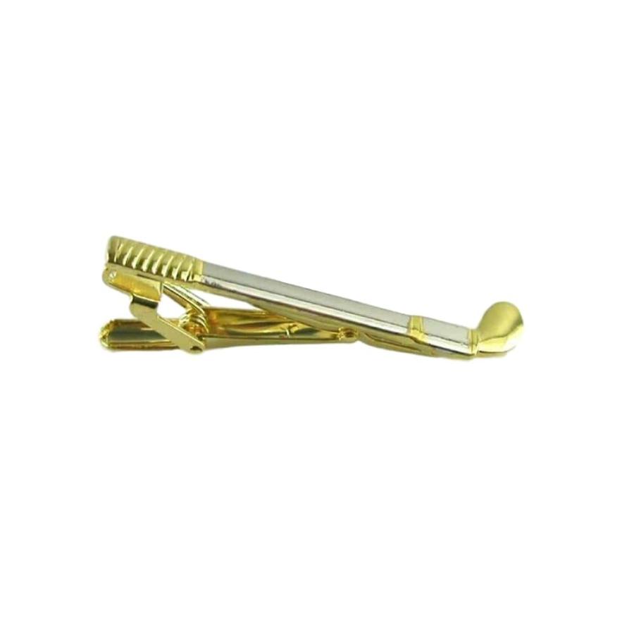 ネクタイピン ユニーク ゴルフ ゴルフクラブ ドライバー スポーツ ゴールド＆シルバー メール便送料無料 drivergold