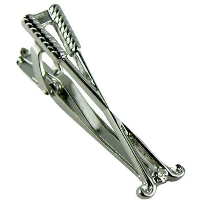 ネクタイピン ユニーク ゴルフ ゴルフクラブ シルバー B メール便送料無料 golfbslNecktiePin Shop アップル