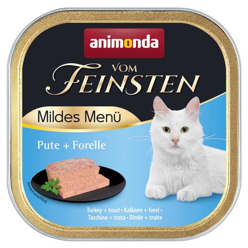 アニモンダ フォムファインステン マイルドメニュー 七面鳥・マス 猫用 100g×32個（保護ねこ支援）（83051）_1