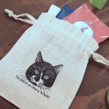 (保護ねこ支援) ロイ君巾着＋選べる３種のバッグ（ネコポス配達） |  | 02