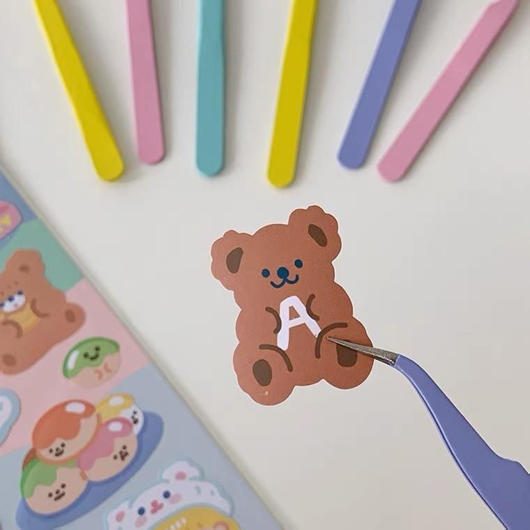 おトク パステルピンセット 韓国 シール ステッカー 手帳 ネイル デコトレカ パーツ デコ 文具 文房具 雑貨 Materialworldblog Com