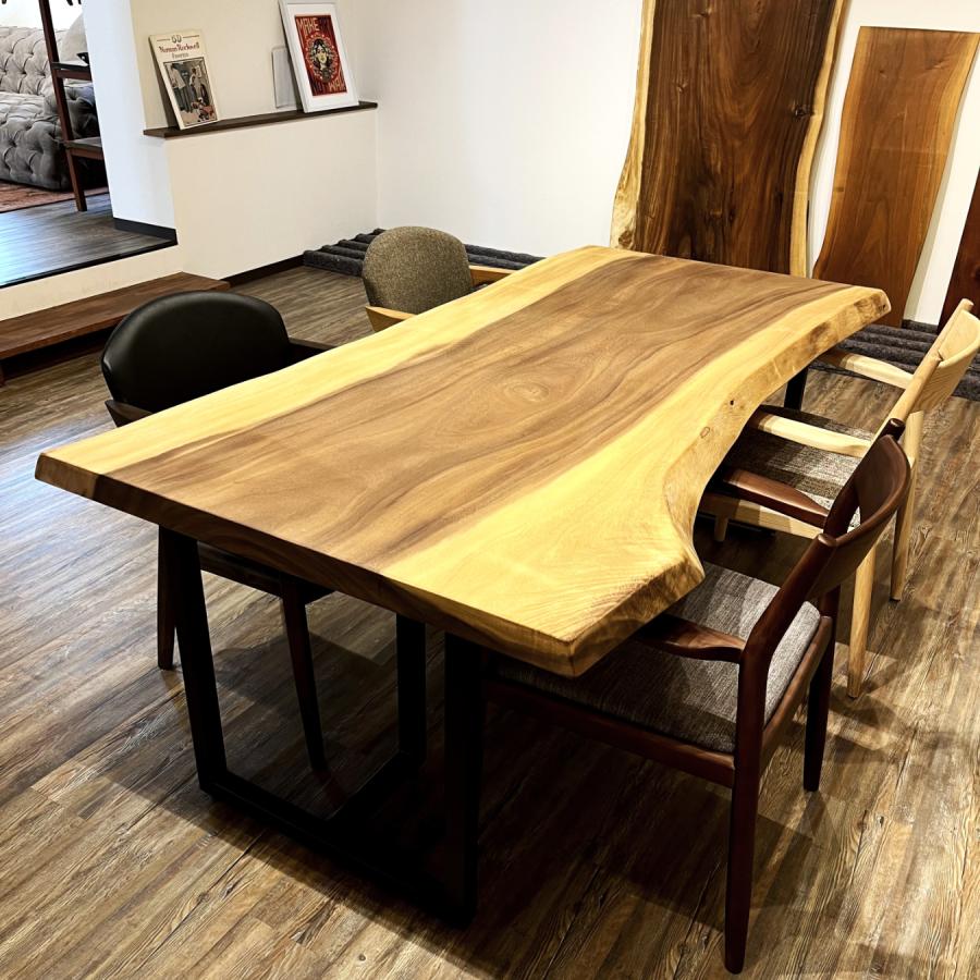 モンキーポッド 一枚板 テーブル ダイニングテーブル 180cm 無垢材