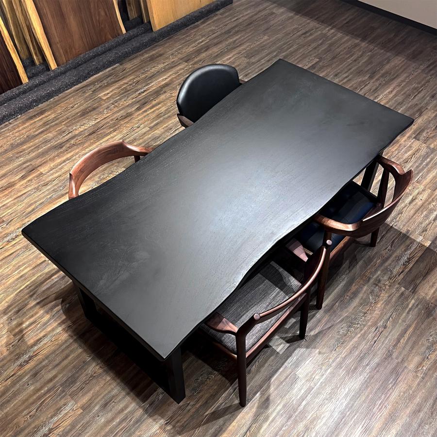 アウトレット 一枚板 テーブル モンキーポッド 4人用 6人用 幅180cm