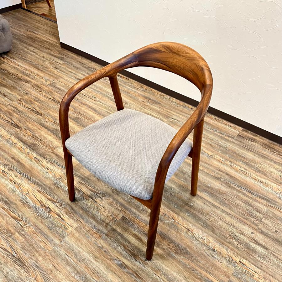 モンキーポッド 椅子 ダイニングチェア 無垢 北欧 肘付き アーム モンキーポッド 椅子 ダイニングチェア 無垢 北欧 肘付き アーム