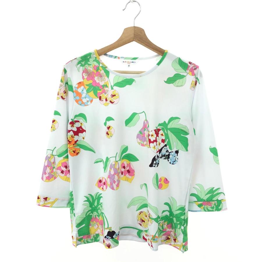 LEONARD SPORT レオナールスポーツ 七分袖カットソー 大きいサイズ:42