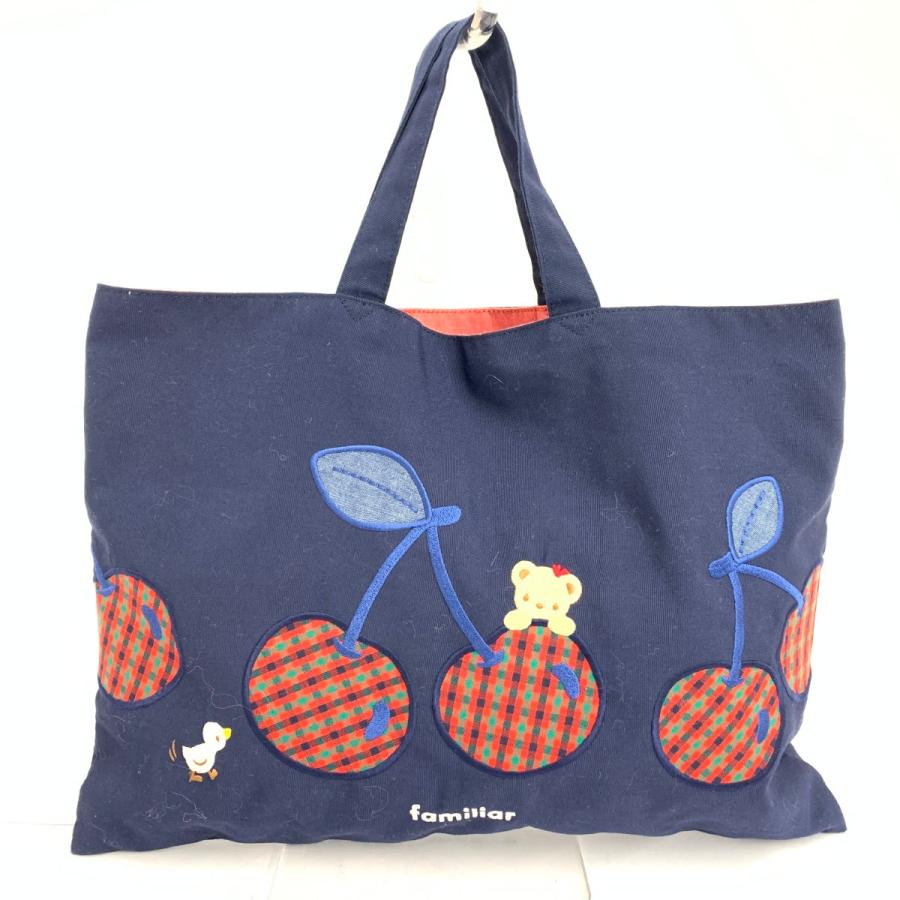 familiar レッスンバッグ　さくらんぼ FAMILIAR ファミリア トートバッグ/レッスンバッグ さくらんぼ