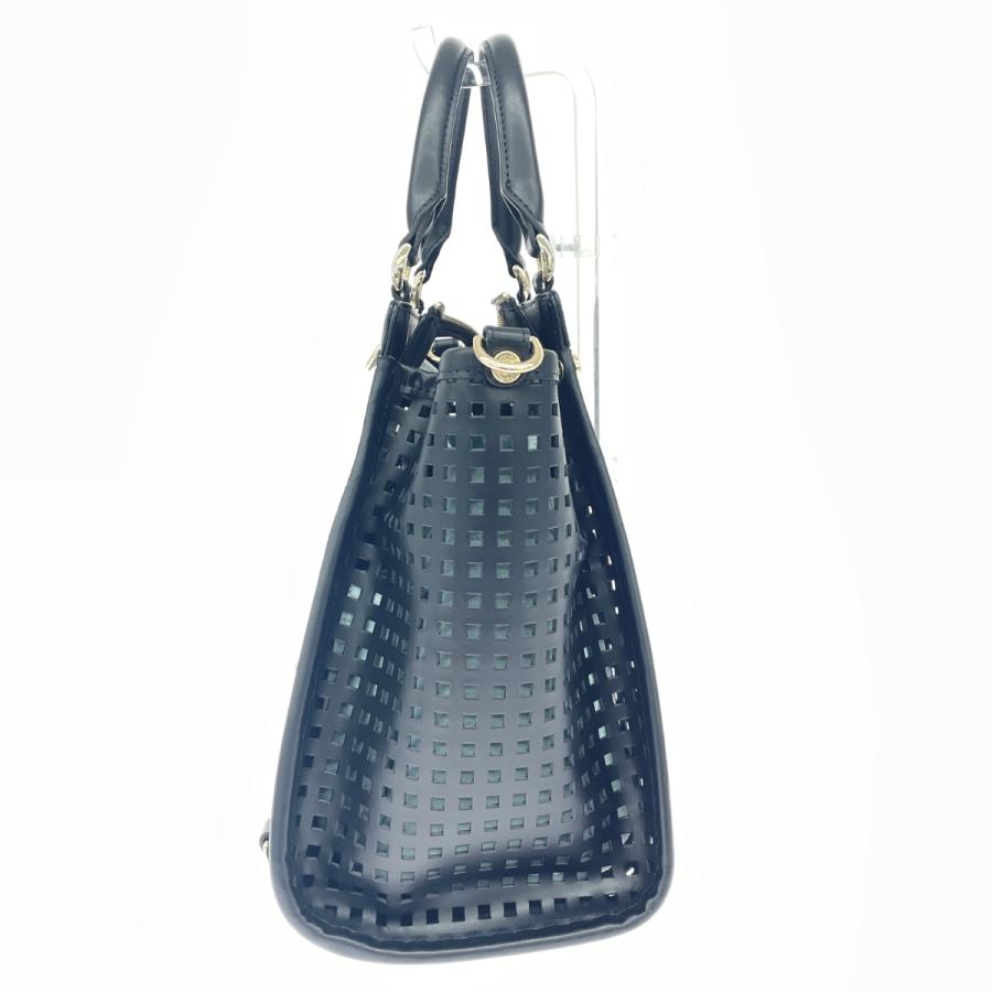 PELLE BORSA ペレボルサ 2WAYバッグ/アンミカ 美品 パンチングレザー 