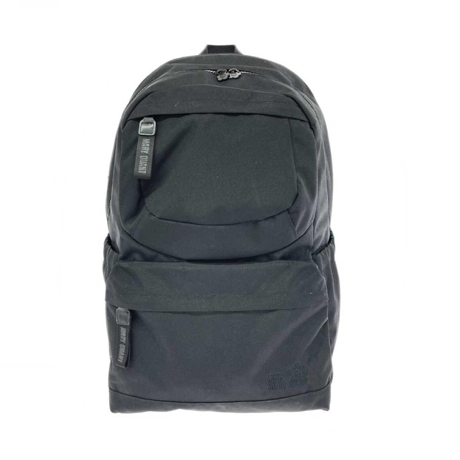 MARY QUANT マリークワント リュック 良好 ナイロン ブラック