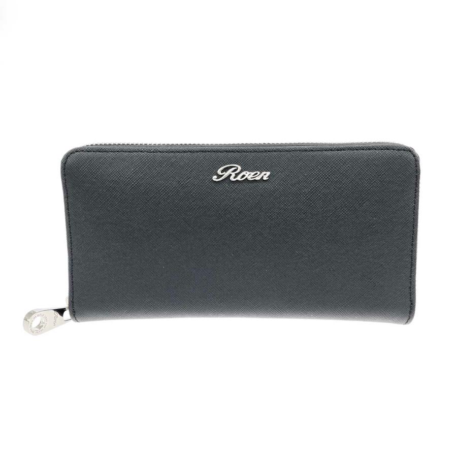 Roen ロエン ラウンドファスナー長財布 新品同様 サフィアーノ