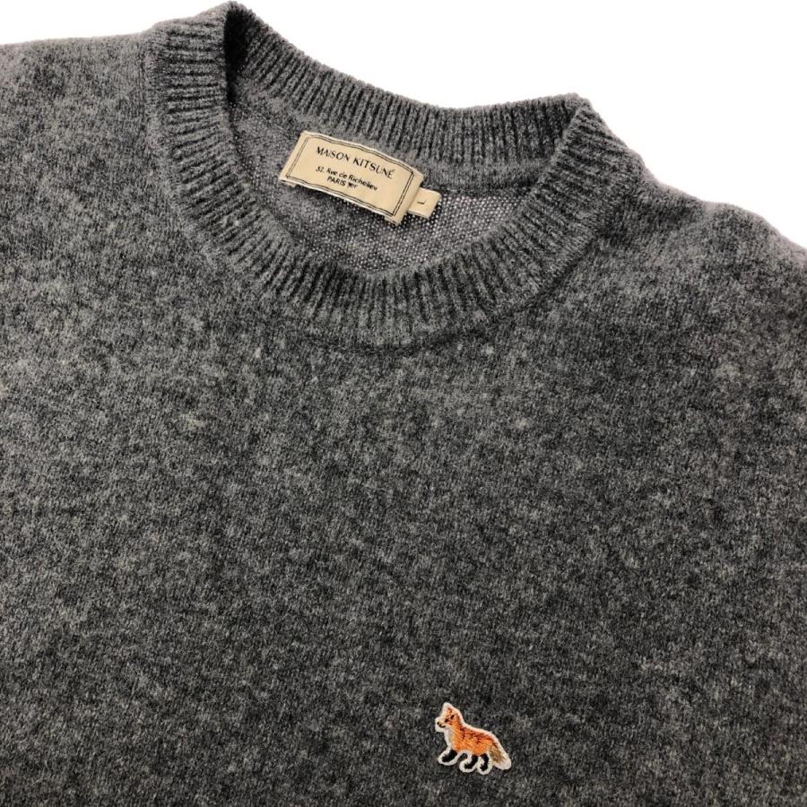 MAISON KITSUNE メゾンキツネ 長袖クルーネックニット 良好 サイズ:L