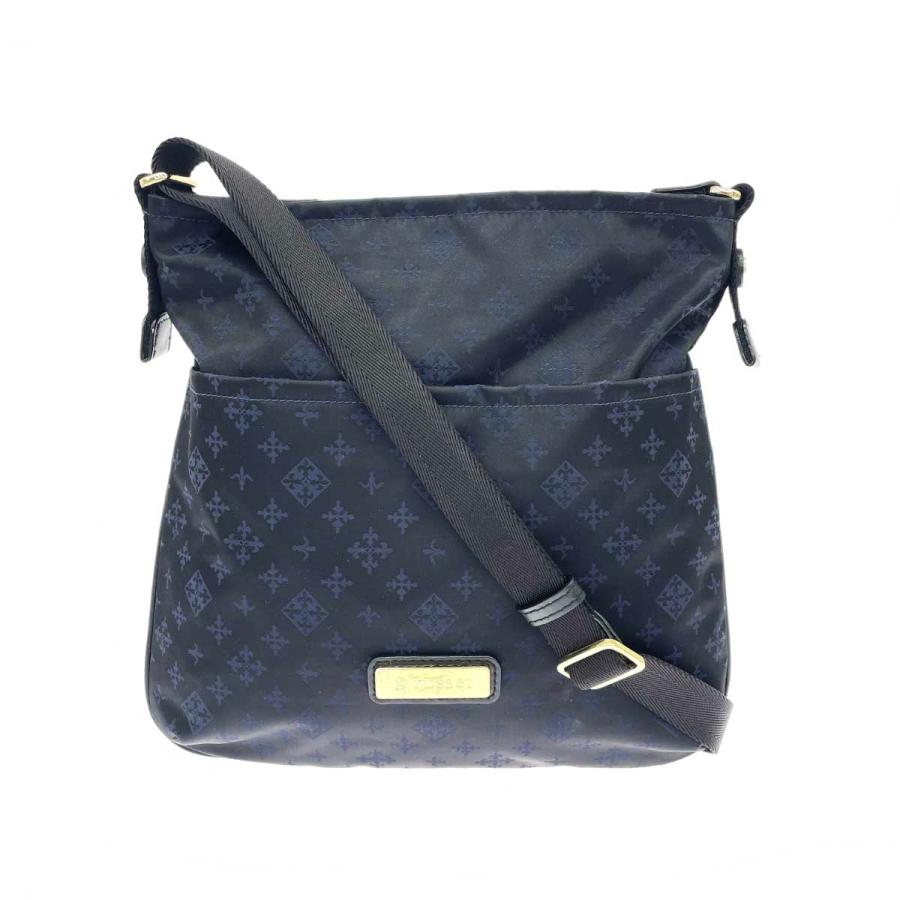 russet ラシット ショルダーバッグ モノグラム/ナイロン ネイビー