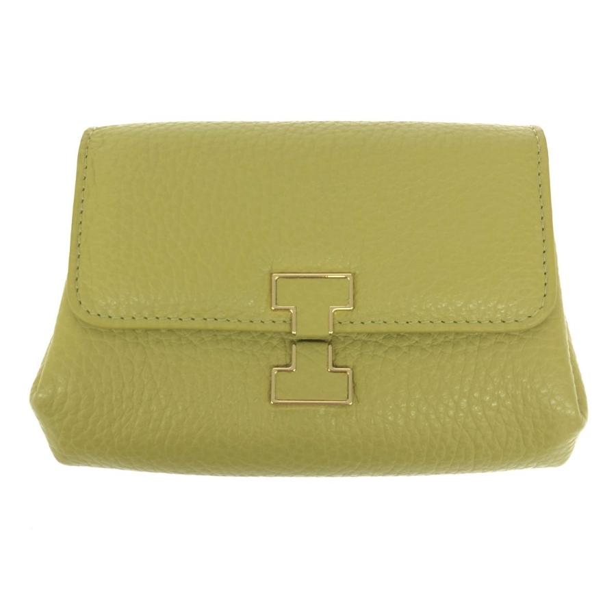 IACUCCI イアクッチ 財布 美品 レザー グリーン レディース