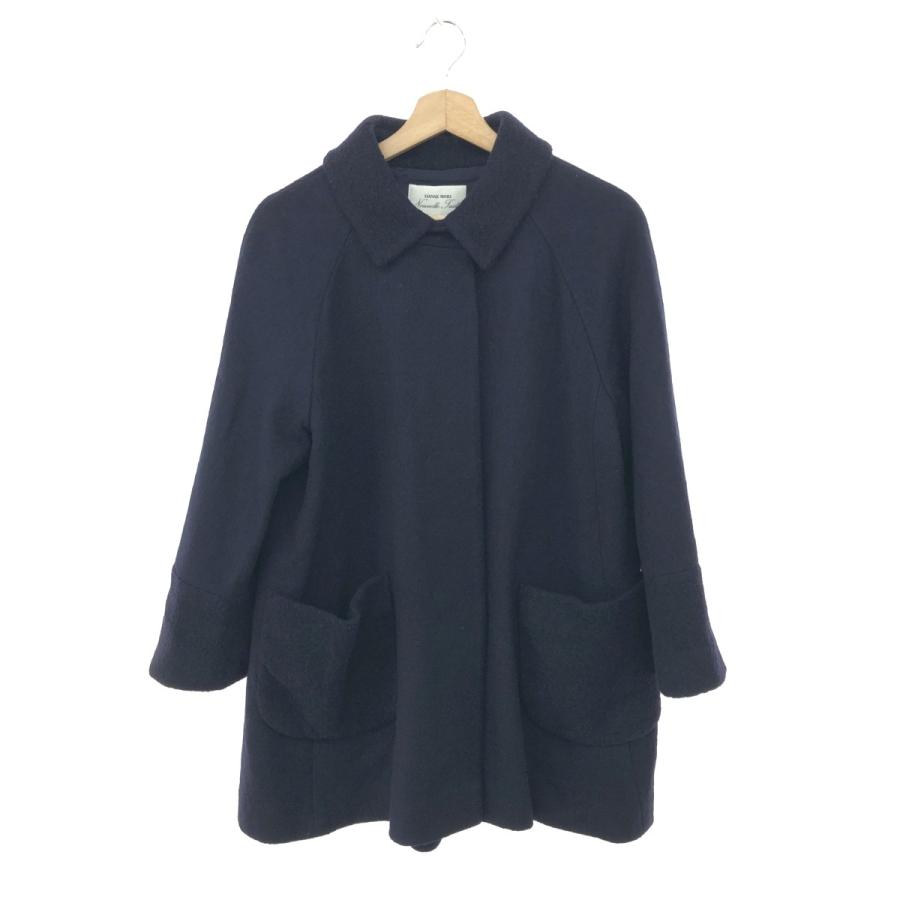 HANAE MORI ハナエモリ ミドルコート 良好 大きいサイズ:42 ウール