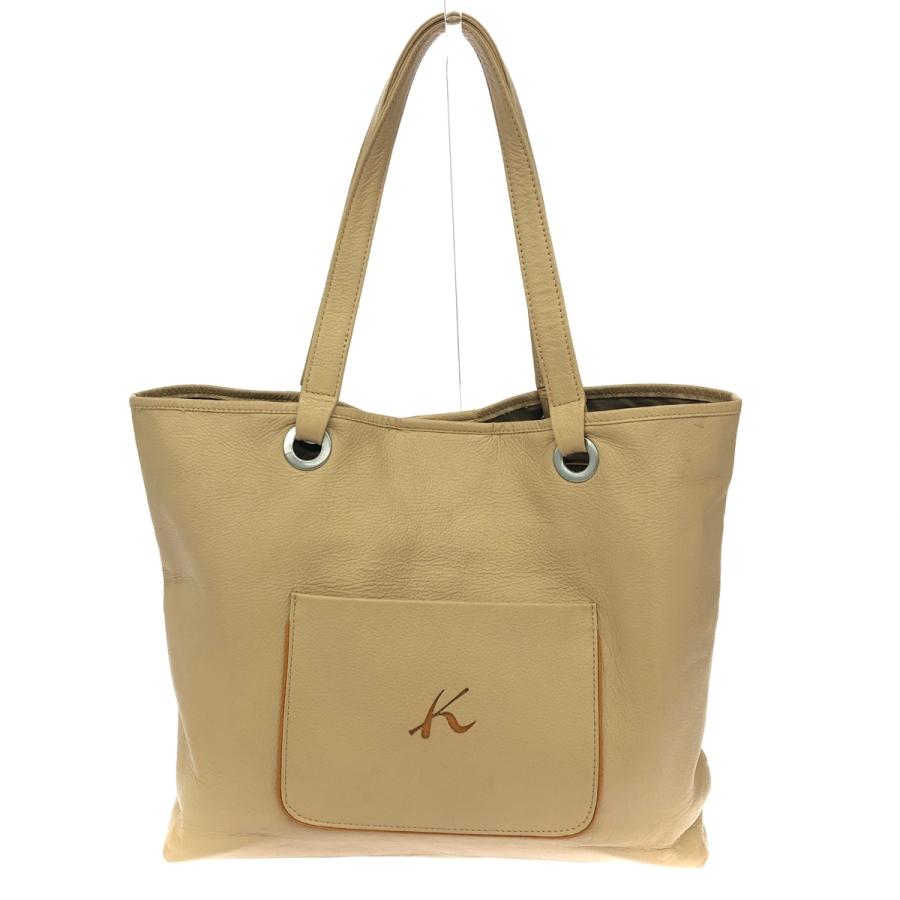 Kitamura キタムラ トートバッグ レザー ベージュ レディース