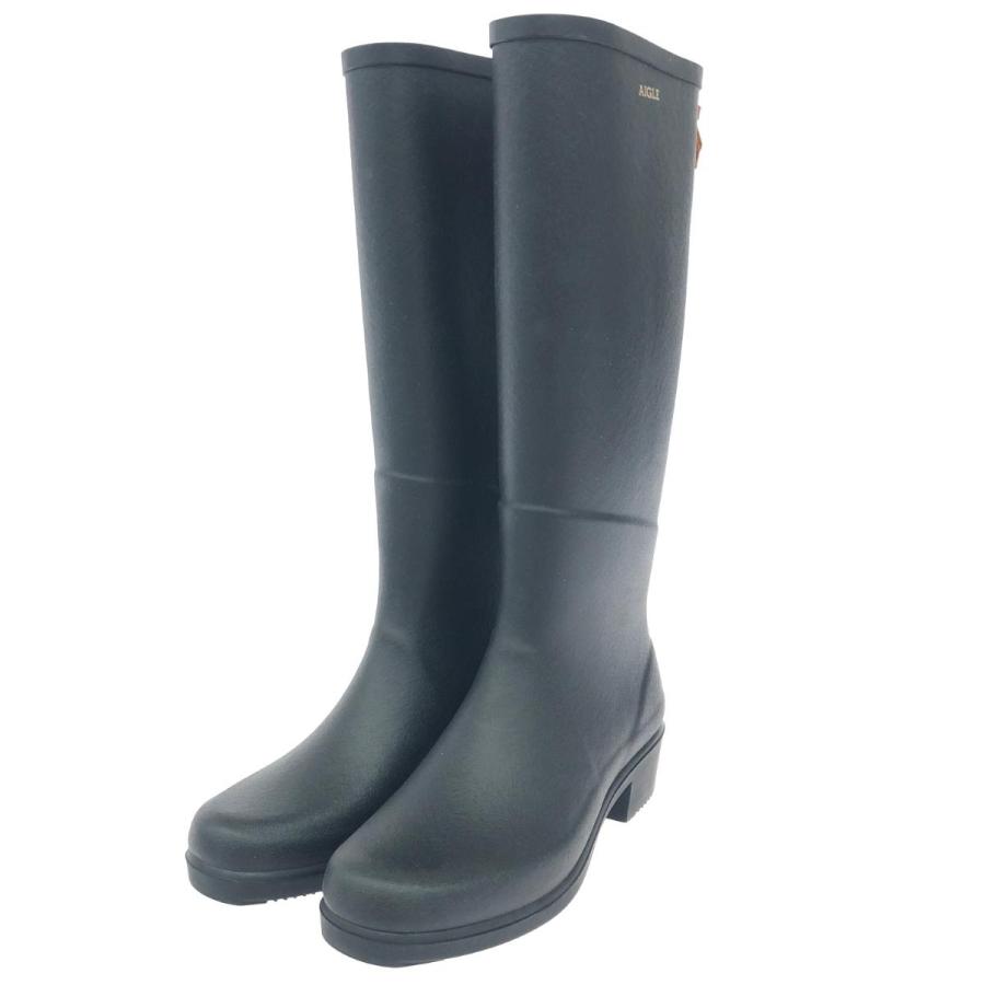 AIGLEレディース レインブーツ　37 AIGLE エーグル レインブーツ 美品 表記サイズ:37 フランス製/23.5cm